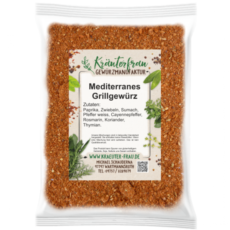 Mediterranes Steak- / Grillgewürz - o. Knoblauch - 45 g